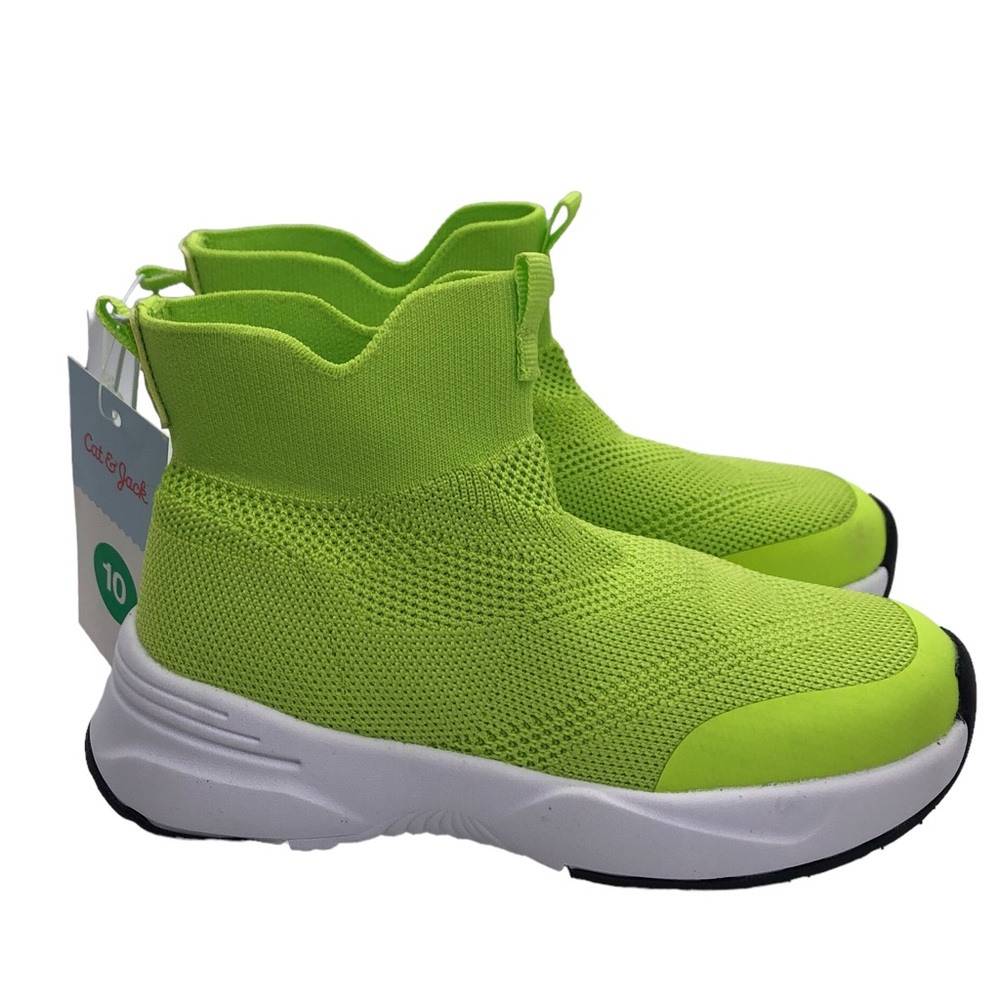 Cat & Jack Stretch Knit Pull-On Sneakers Size 10